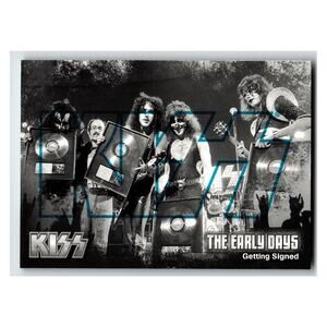 KISS Getting Signed 2009 Press Pass 9 The Early Days